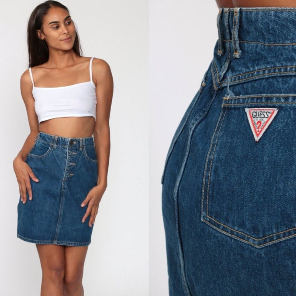 Guess Retro Vintage 90's Pencil Jeans High Waist